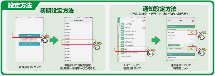 設定方法