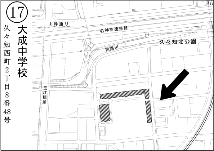 第17投票所大成中学校