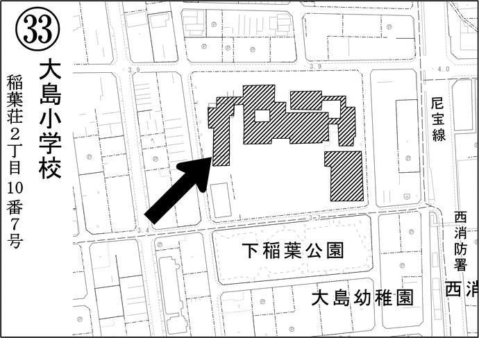 第33投票所大島小学校