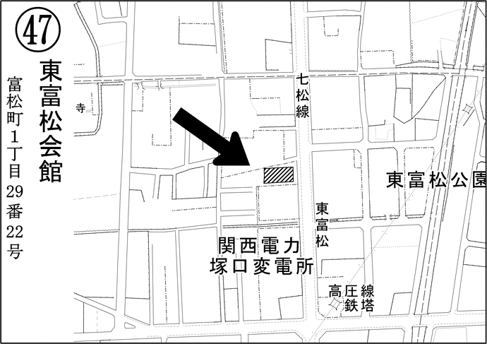 第47投票所東富松会館