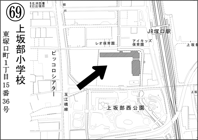 第69投票所上坂部小学校