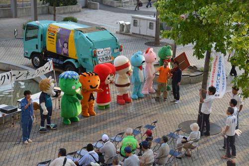 「たそがれクリーンキャンペーン」JR尼崎