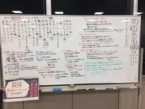 放課後ミーティングの様子