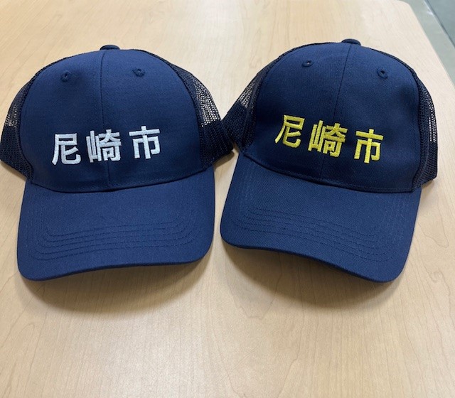 たばこ対策指導員の着用帽子