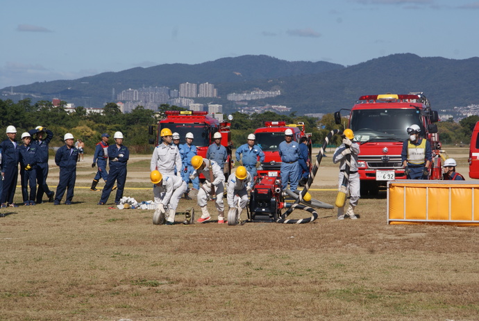 小型動力ポンプ操法