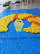 3階　寝相アート