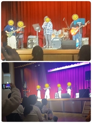 ダンス、バンド演奏