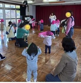 りとみっくスカーフで遊ぶ