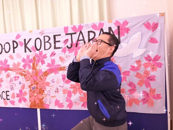ニューヨークの国連でコープこうべが平和を叫ぶ!の様子