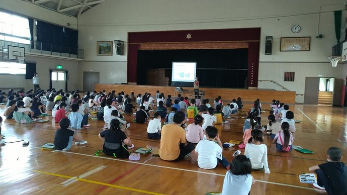 武庫小学校3年生の環境学習の様子