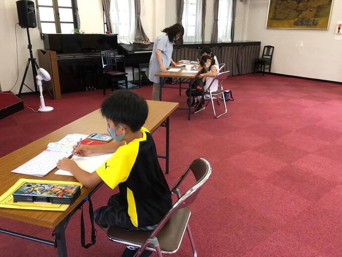 めぐみキッズの「夏休み勉強会」