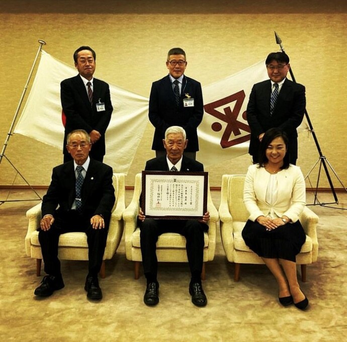 きょうちくとう賞表彰式のようす