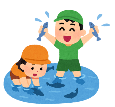 川遊び