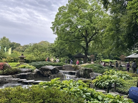 植物園内にある日本庭園