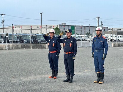特別点検をする市長