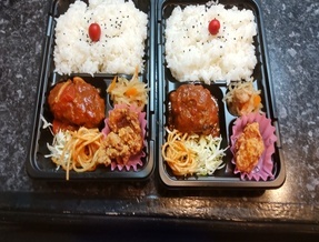 ハンバーグ弁当　　　　　　