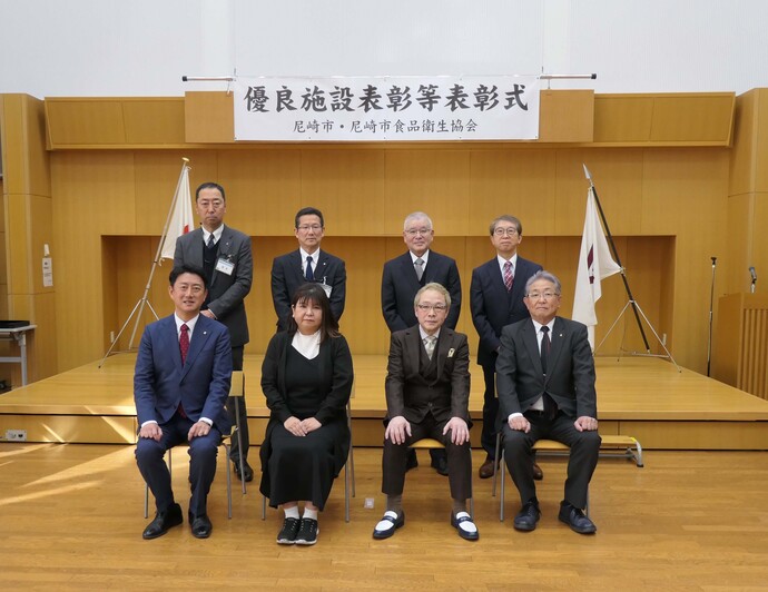 表彰式の写真（市長功労者）
