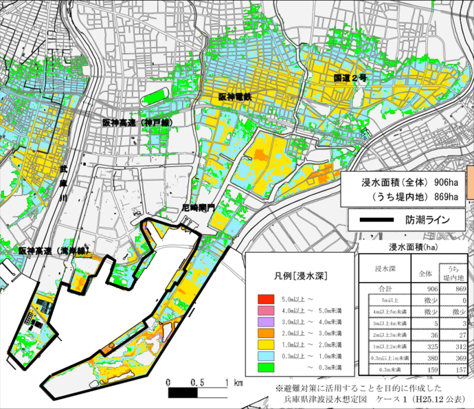 津波防災インフラ整備計画対策前